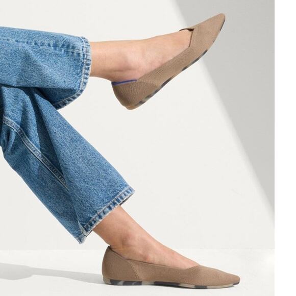 Rothy's The Point Amber Knit Ballet Flats 8 - Picture 14 of 14